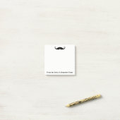 Post-it® Moustache curée (Sur un bureau)