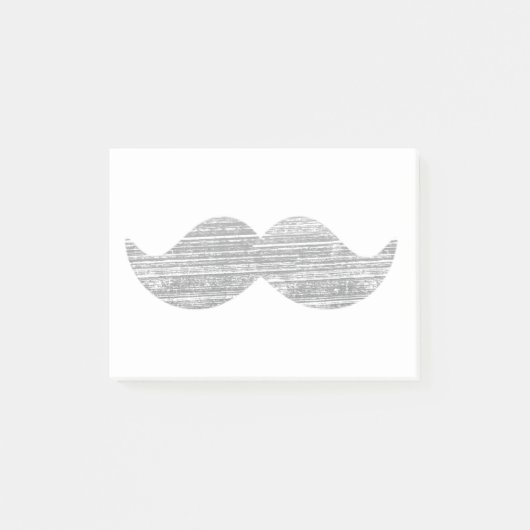 Post-it® Moustache noire (Devant)