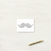 Post-it® Moustache noire (Sur un bureau)