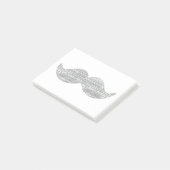 Post-it® Moustache noire (Incliné)