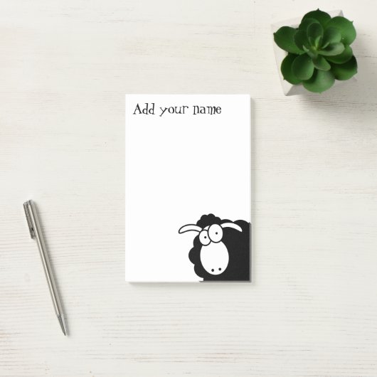 Post-it® Mouton noir (Bureau)