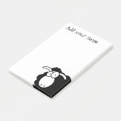 Post-it® Mouton noir (Incliné)