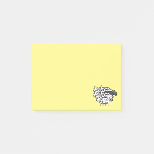 Post-it® Mouton noir (Devant)