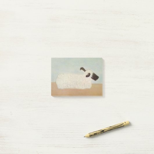 Post-it® Moutons (par Milton Avery) (Sur un bureau)