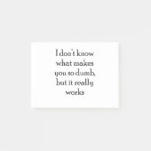 Post-it® Muet (Devant)