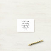 Post-it® Muet (Sur un bureau)