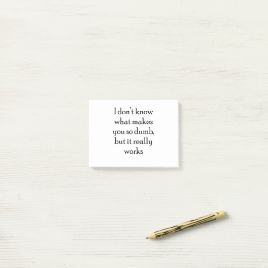 Post-it® Muet (Sur un bureau)