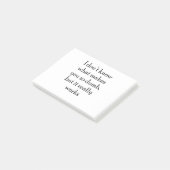 Post-it® Muet (Incliné)