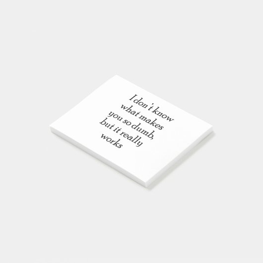 Post-it® Muet (Incliné)