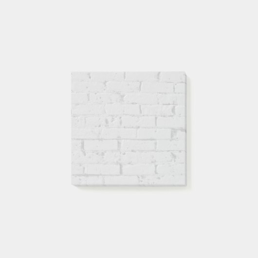 Post-it® Mur de brique peint gris clair (Devant)