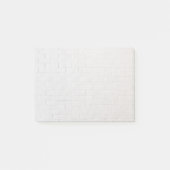 Post-it® Mur de briques blanches Briques Grandes textures (Devant)