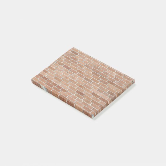 Post-it® Mur en brique de tons désert (Incliné)