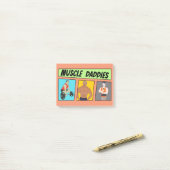 Post-it® Muscle Daddies Comics (Sur un bureau)