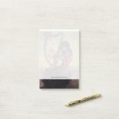 Post-it® Muse Jouant de la harpe (Sur un bureau)