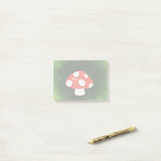 Post-it® Mushroom de Cute (Sur un bureau)