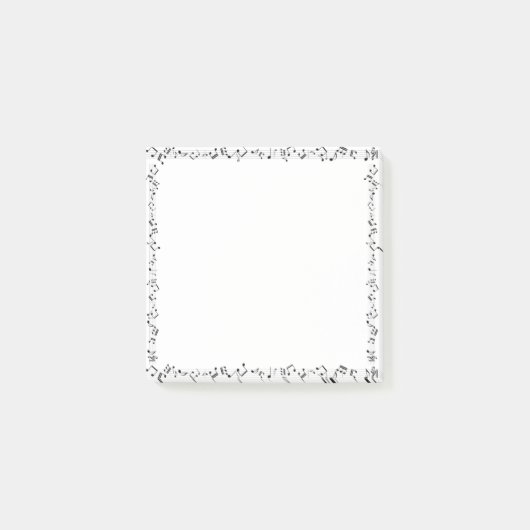 Post-it® Music Note Boarder Treble Clef Musicien (Devant)