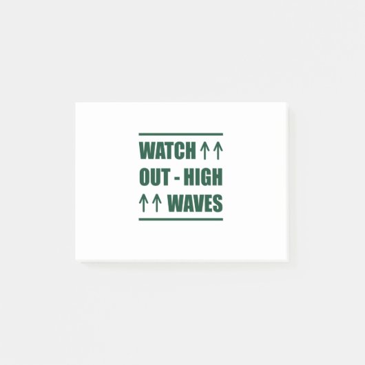 Post-it® Music Watch Out High Waves (Devant)