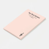 Post-it® Musicien professionnel Clef Pink Treble (Incliné)
