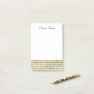 Post-it® Musicien vintage de notes musicales