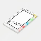 Post-it® Musique (Incliné)