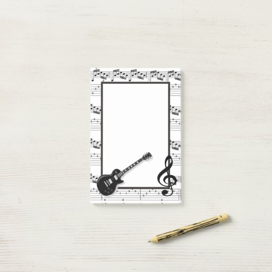 Post-it® Musique (Sur un bureau)