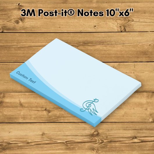 Post-it® Musique Blue Bird