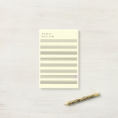 Post-it® Musique en feuille vierge 8 tiges (Sur un bureau)