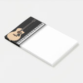 Post-it® Musique Guitare Piano Post it Notes (Incliné)