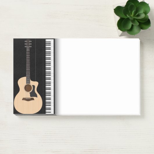 Post-it® Musique Guitare Piano Post it Notes (Bureau)