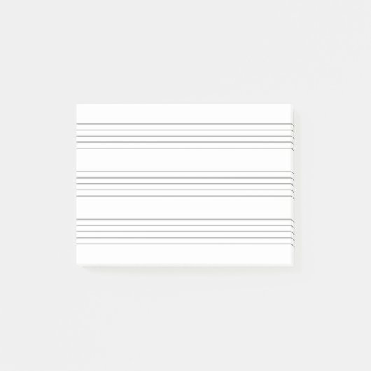 Post-it® Musique, minimaliste (Devant)
