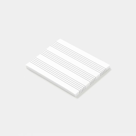 Post-it® Musique, minimaliste (Incliné)