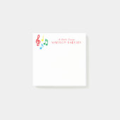 Post-it® Musique Note Musicien Enseignant (Devant)