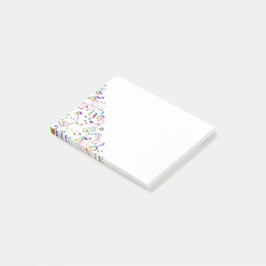 Post-it® Musique Notes musicales (Incliné)