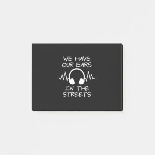 Post-it® Musique Nous Avons Nos Oreilles Dans Les Rues