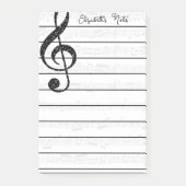 Post-it® Musique personnalisée (Devant)