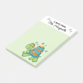 Post-it® Musique Turtle Professeur de Musique Customisé (Incliné)