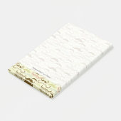 Post-it® Mustache motif, style rétro 4 (Incliné)