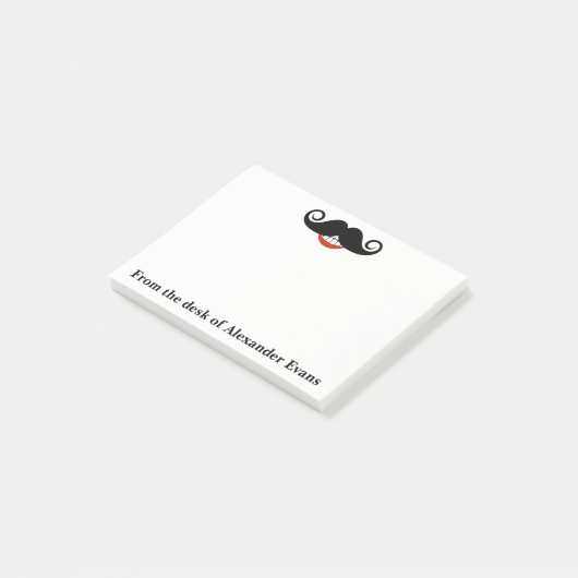 Post-it® Mustache noire (Incliné)