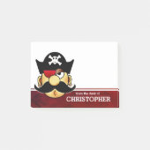Post-it® Mustache Pirate Personnalisé (Devant)
