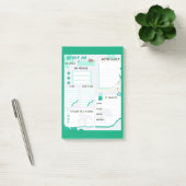 Post-it® My About Me Green (Bureau)