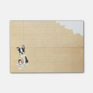 Post-it® My Boston Terrier Ate mes devoirs