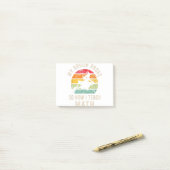 Post-it® My Broom Broke So Now I Teach Math, Funny Hallowee (Sur un bureau)