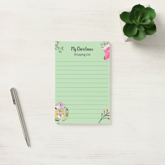 Post-it® My Christmas List (Bureau)