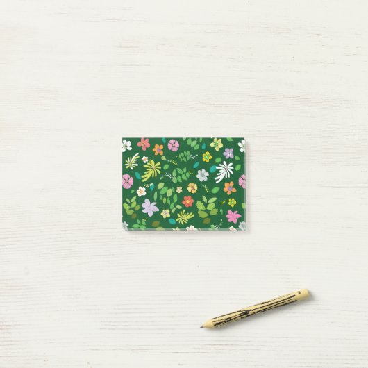 Post-it® My Flower Design 4 (Sur un bureau)