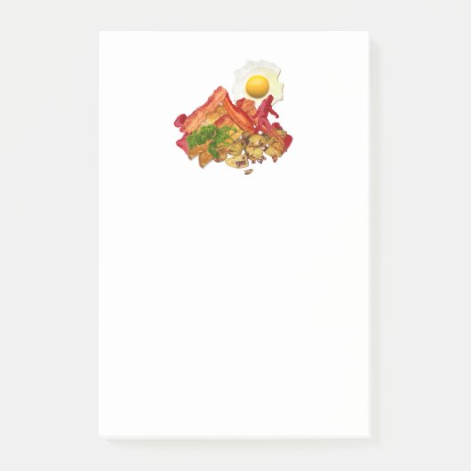 Post-it® My Ketchup Gone Squatchine pour le petit déjeuner  (Devant)