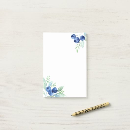 Post-it® Myrtilles (Sur un bureau)