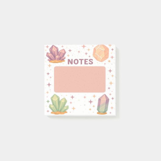 Post-it® Mystic Crystal Notes (Devant)