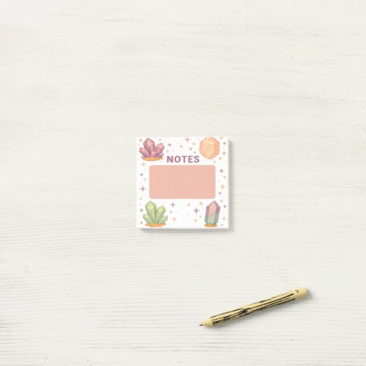 Post-it® Mystic Crystal Notes (Sur un bureau)