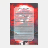 Post-it® Mystical Red Tree Under Full Moon (Devant)