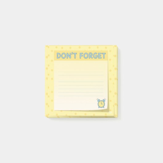 Post-it® "N’oubliez pas" Notes explicites (Devant)